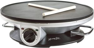 Morning Star - Crepe Maker Pro - 13 Inch Crepe Maker & Electric Griddle - Non-stick Pancake Maker