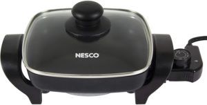 Nesco, Black, ES-08, Electric Skillet, 8 inch, 800 watts
