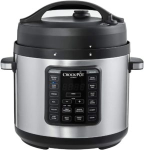 Crock-Pot 2100467 Express Easy Release | 6 Quart Slow, Pressure, Multi Cooker, 6QT, Stainless Steel