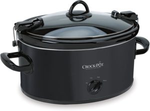 Crock-Pot Cook and Carry Portable Manual Slow Cooker, Black - SCCPVL600-B, 6 Quarts
