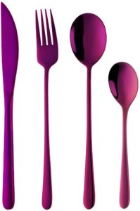 16 Piece Stainless Steel Tableware Dinner Knife, Fork, Spoon, Tea Spoon Cutlery