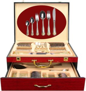 24 kt Plated Premium Dining Cutlery Service