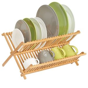 Sagler wooden dish rack plate